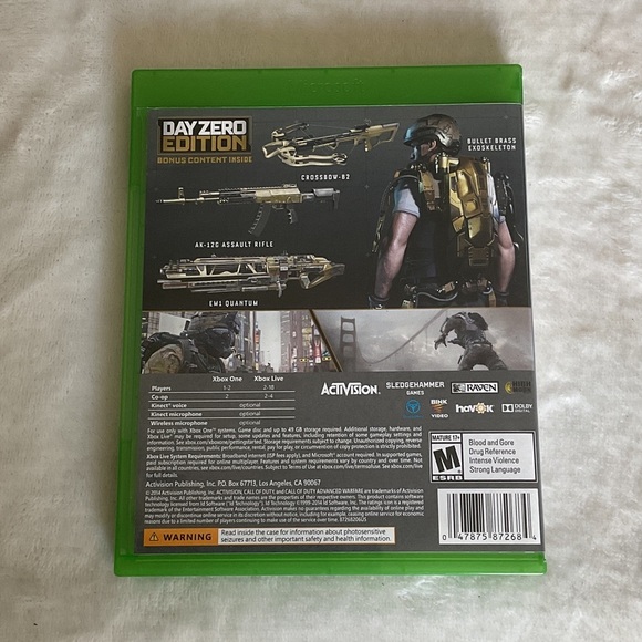 Call of Duty: Advanced Warfare Day Zero Edition for Xbox One - Green Case - Picture 2 of 3
